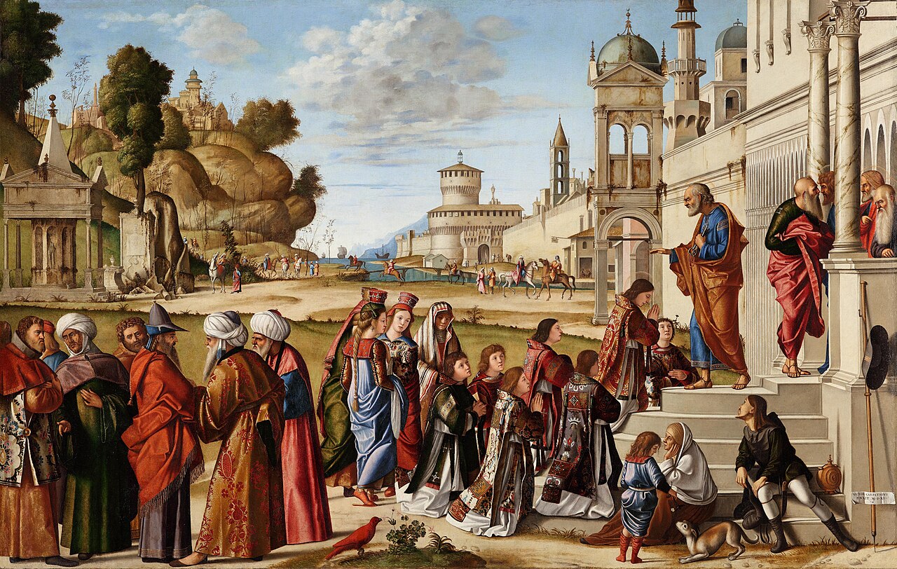 The ordination of Saint Stephen, Vittore Carpaccio